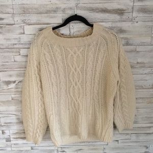 Oversized winter sweater